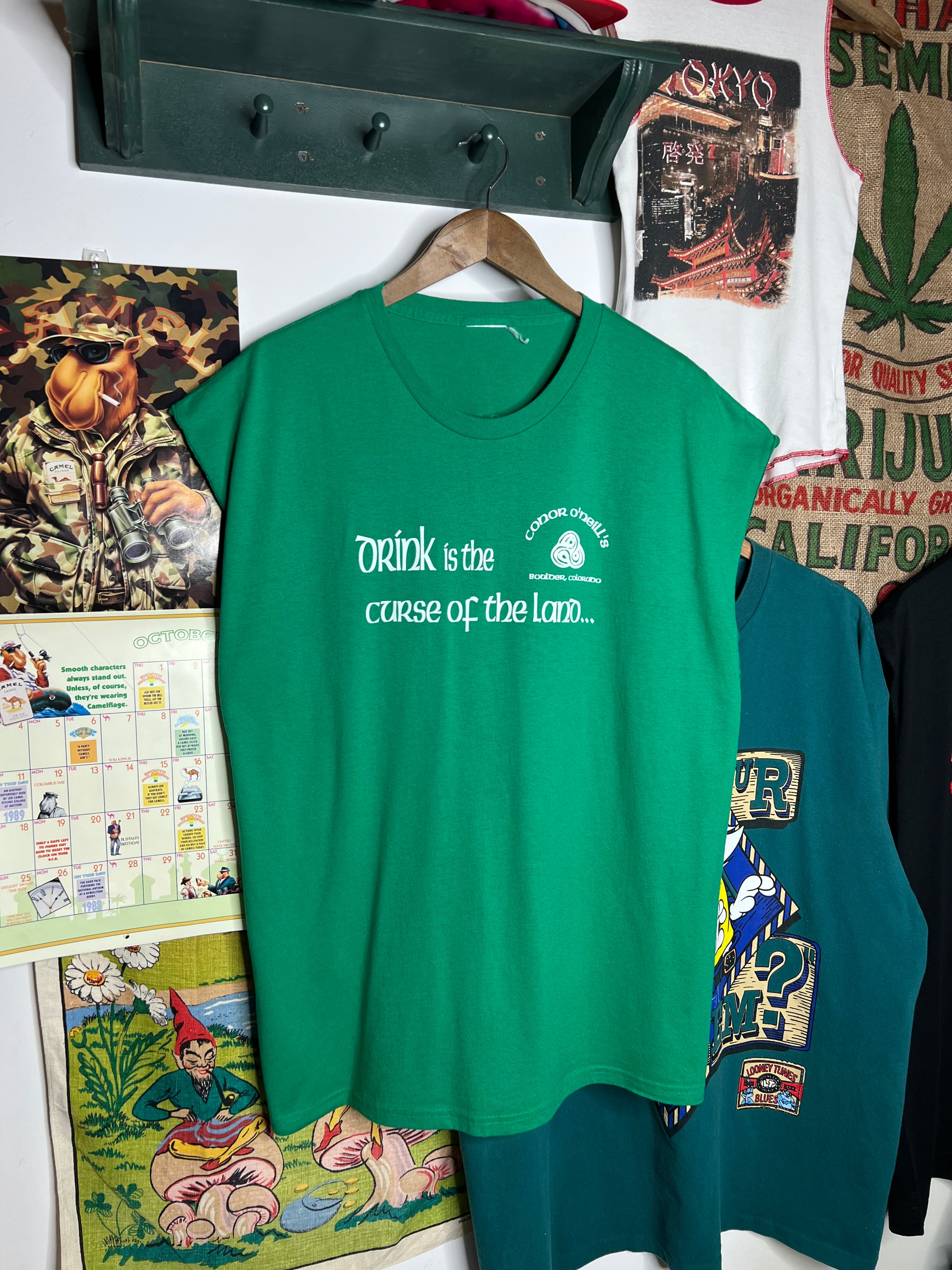 Vintage Conor Oneills Bar Cutoff Tee (XL)
