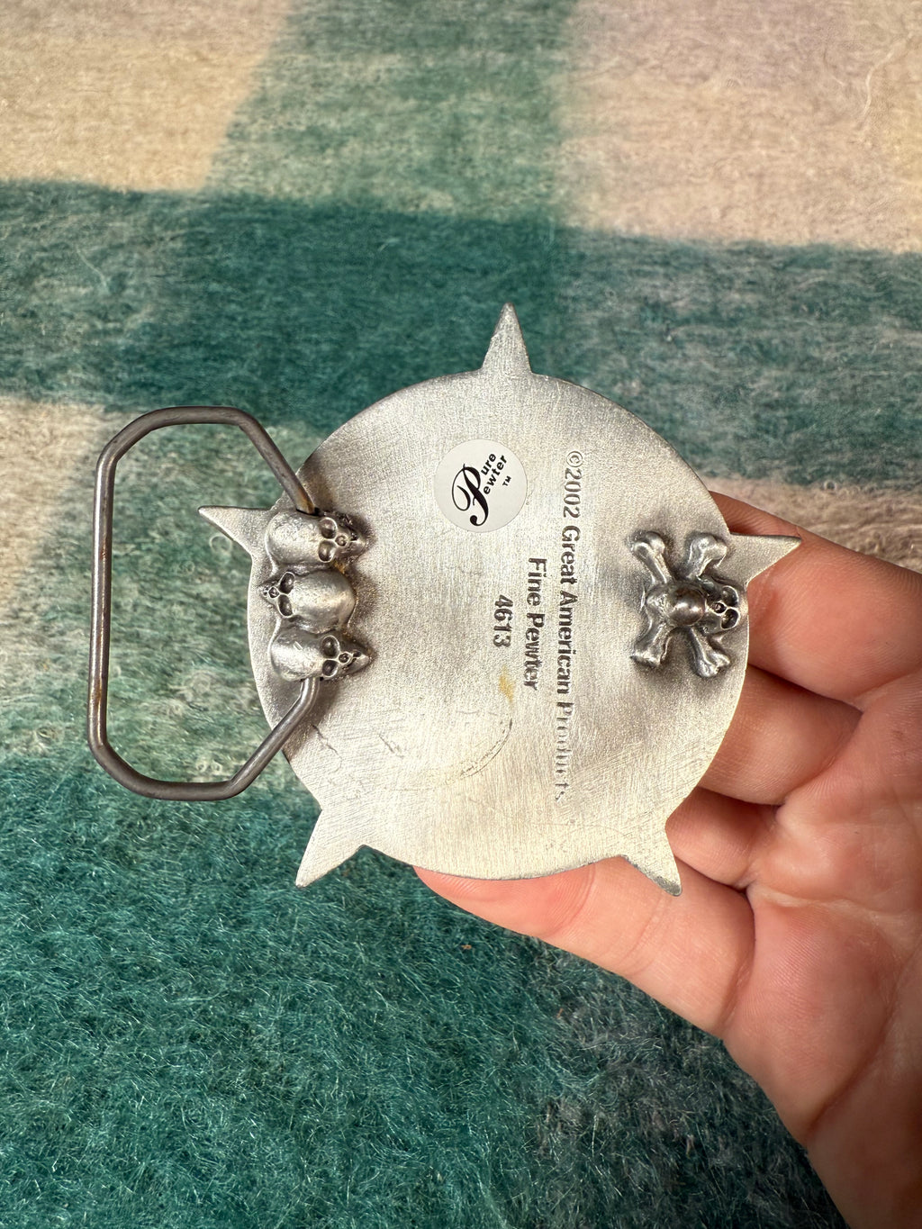 Vintage 2002 Star Belt Buckle