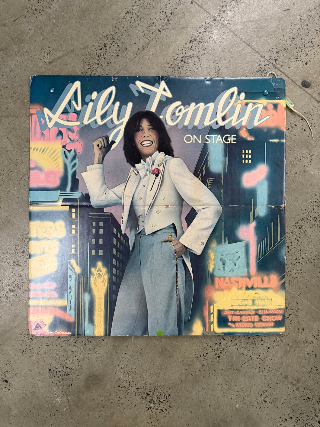 Vintage Lily Tomlin Cardboard Advertisement (36inx36in)
