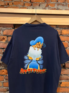 Vintage 90s Donald Duck Mad Double Sided Shirt (XL)