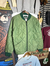 Load image into Gallery viewer, Vintage Green Quilted Military Jacket (M)
