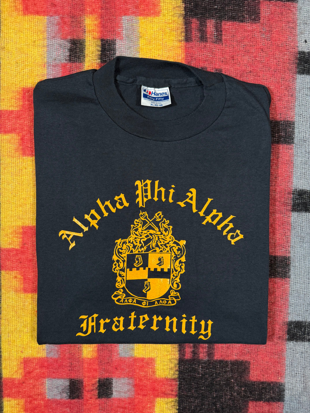 Vintage Alpha Phi Alpha Fraternity Shirt (L)