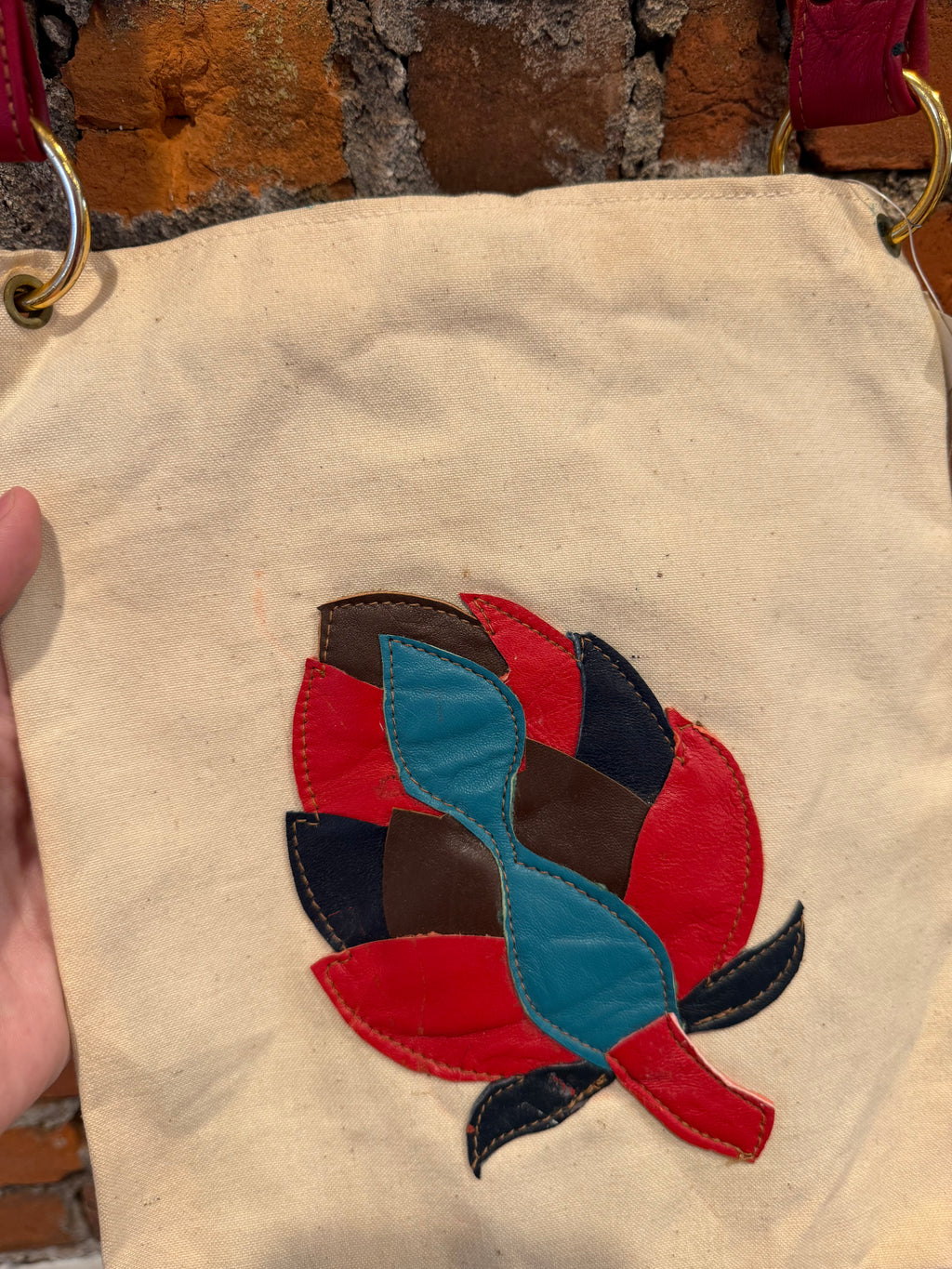 Vintage 70s Flower Bag