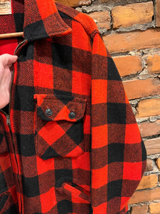 True Vintage Zip Up Flannel Jacket (L)