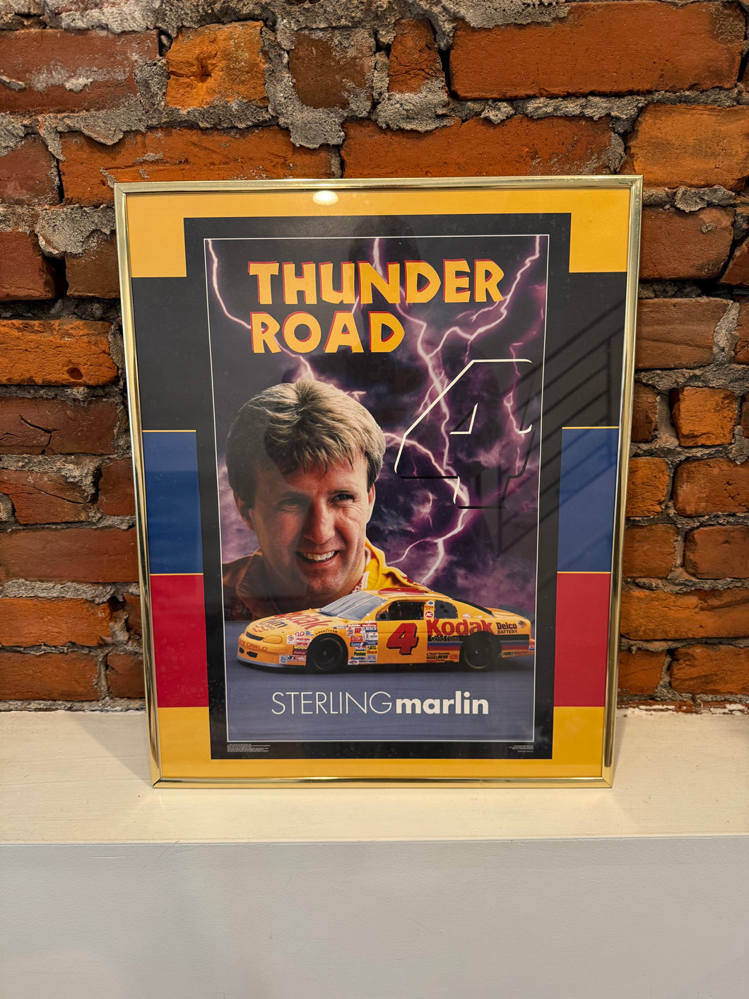 Vintage Sterling Marlin Thunder Road Nascar Picture