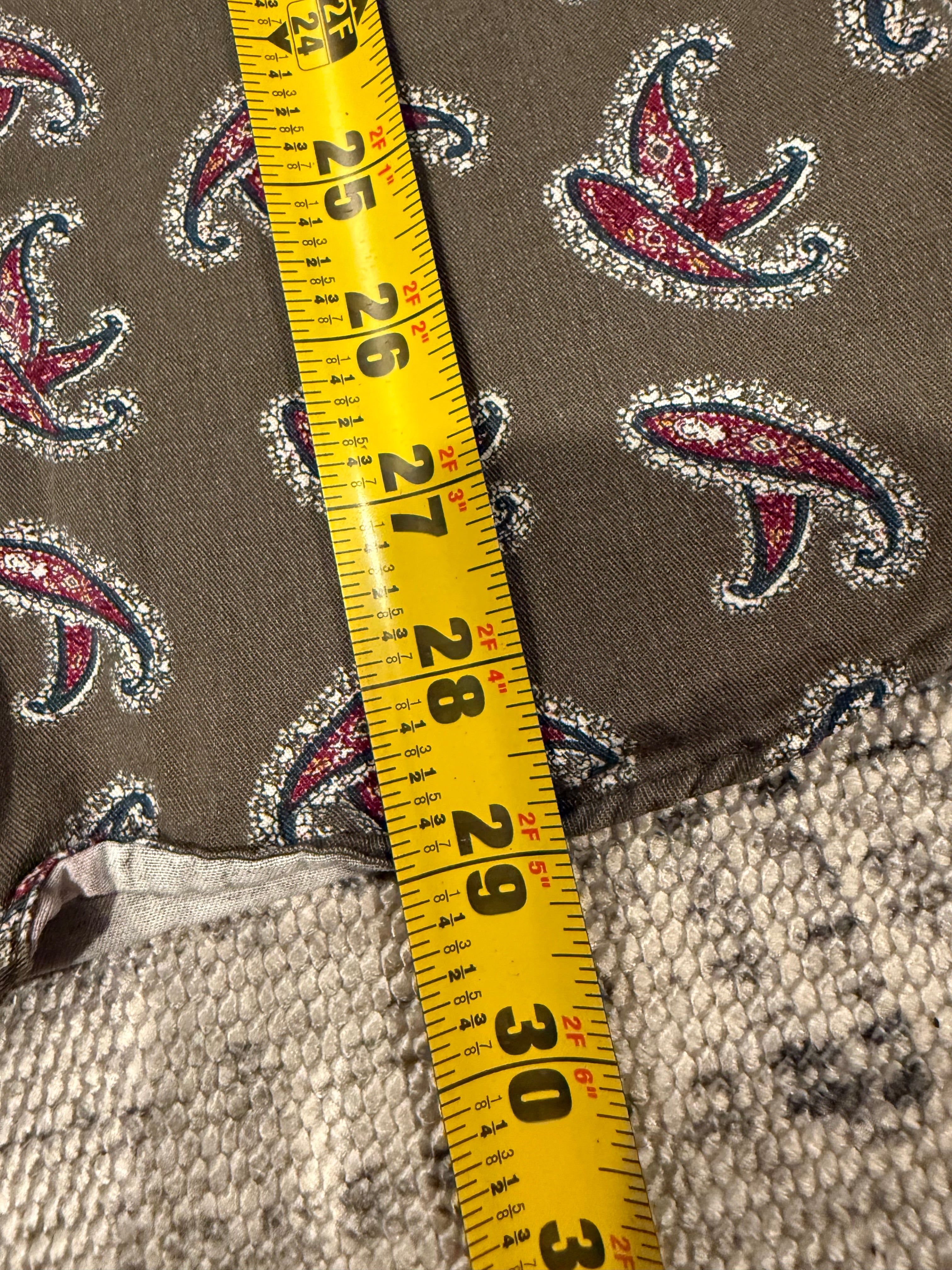 Vintage Trader Bay Paisley Button Up Shirt (L)