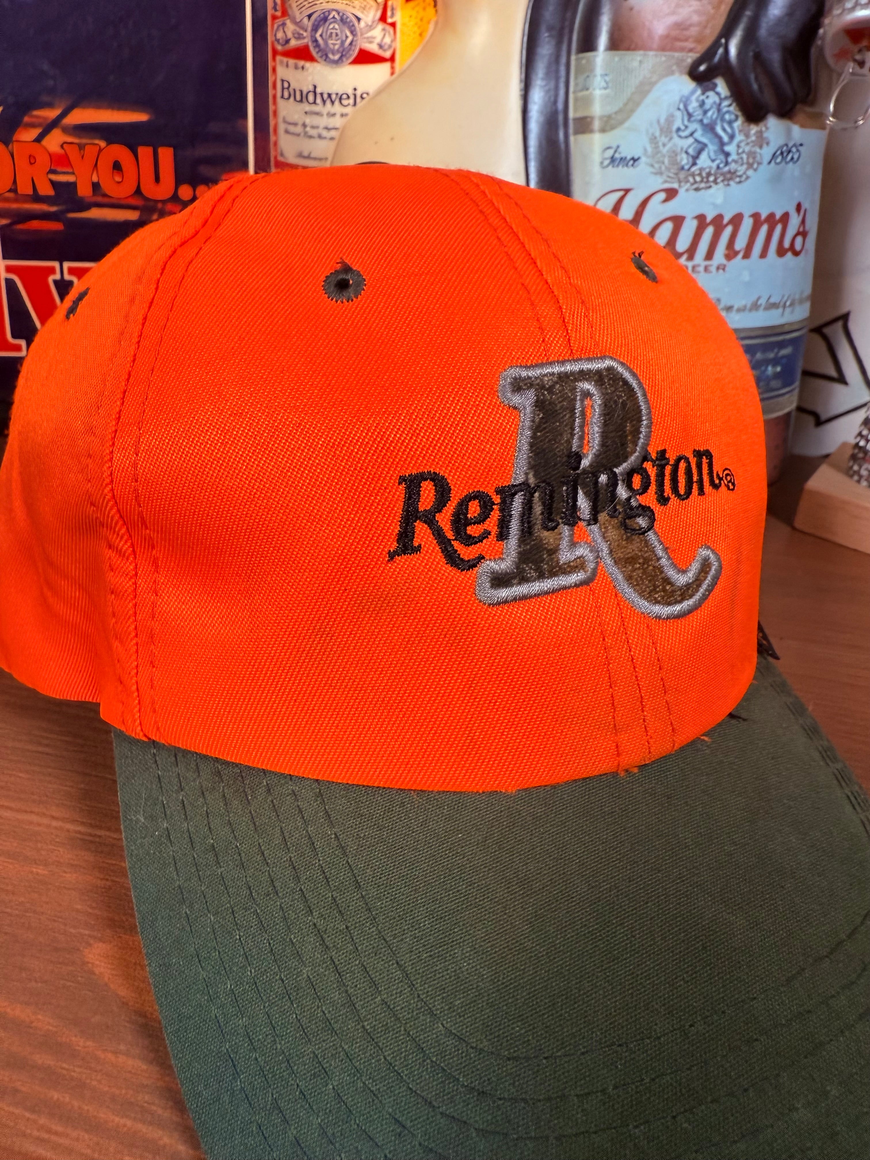 2000s Remington Rifles Orange Strap Hat