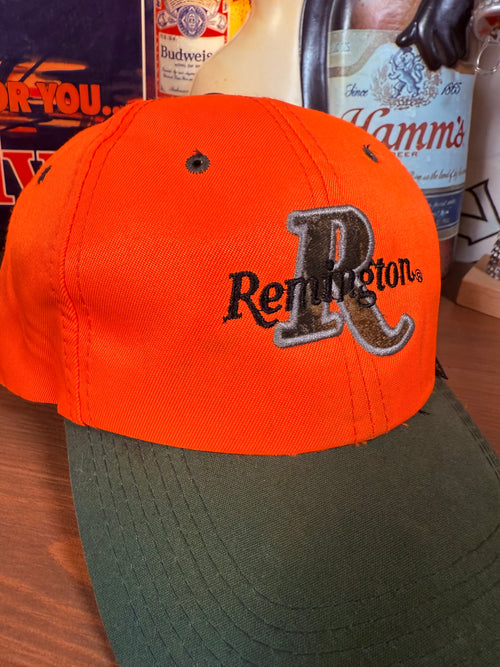 2000s Remington Rifles Orange Strap Hat