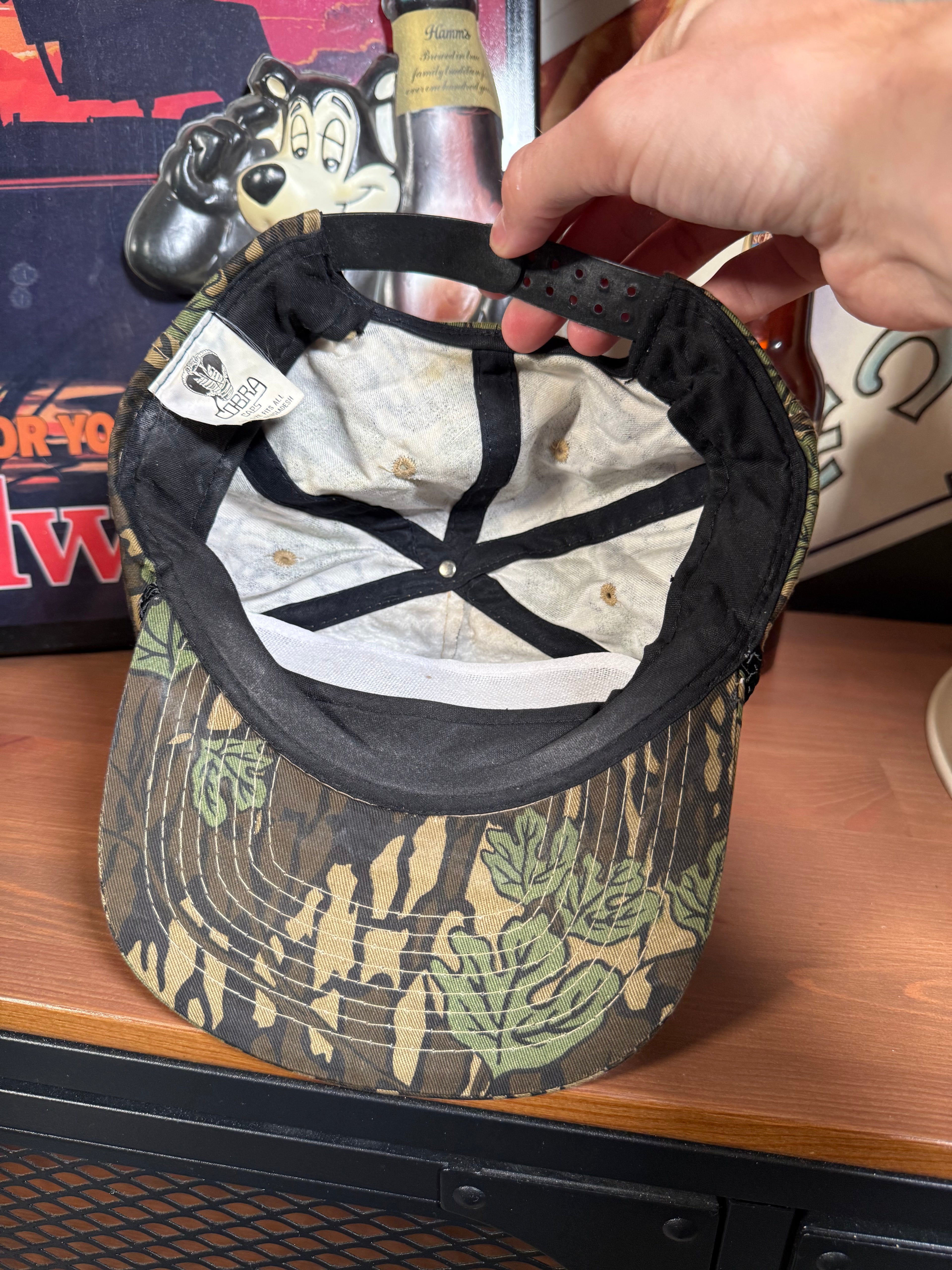 Vintage Nalco Chemical Co Camo Snapback Hat