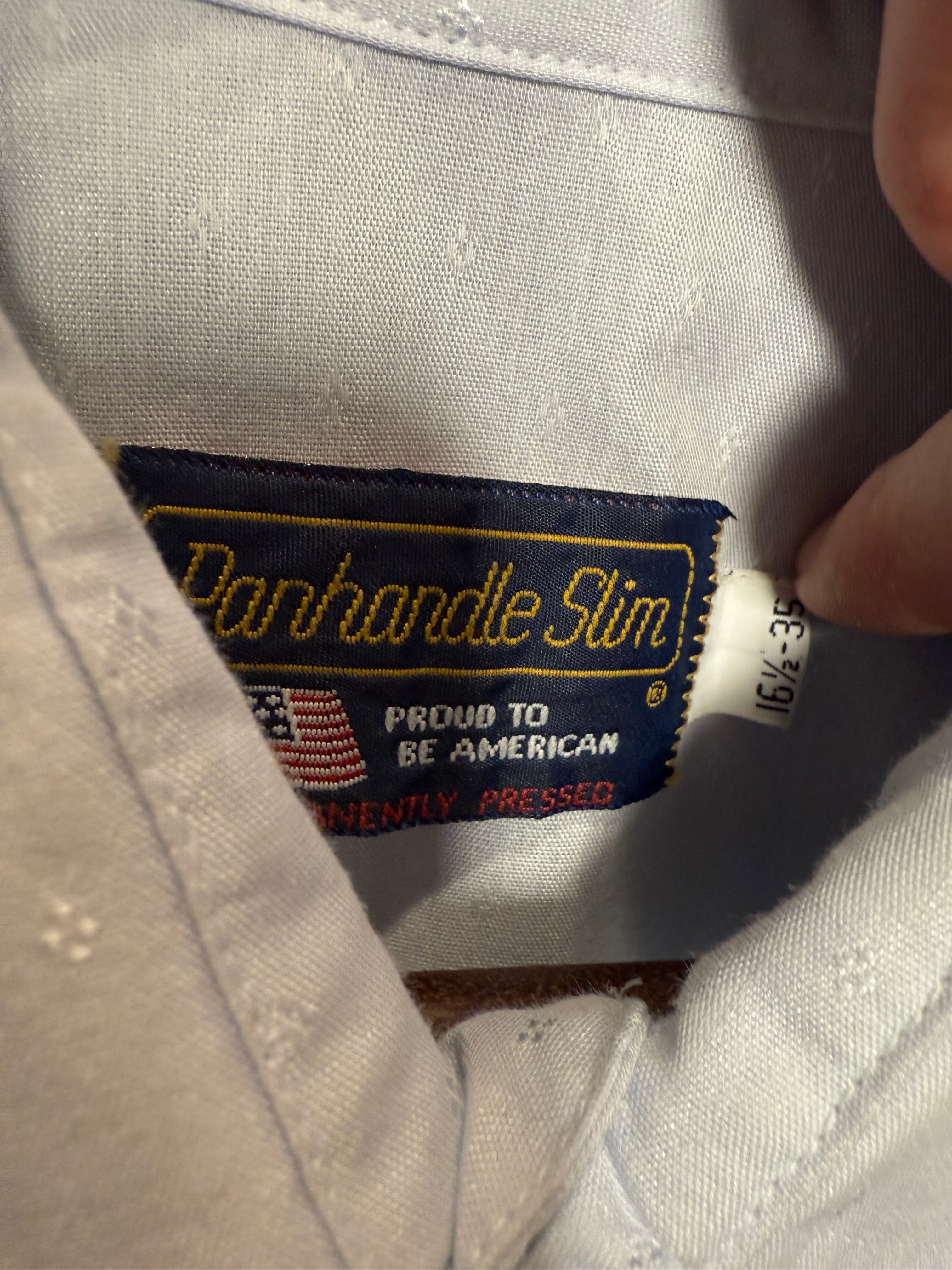 Vintage Panhandle Slim Pattern Western Shirt (XL)