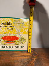 Load image into Gallery viewer, Vintage 1991 Campbells Tomato Soup Metal Sign
