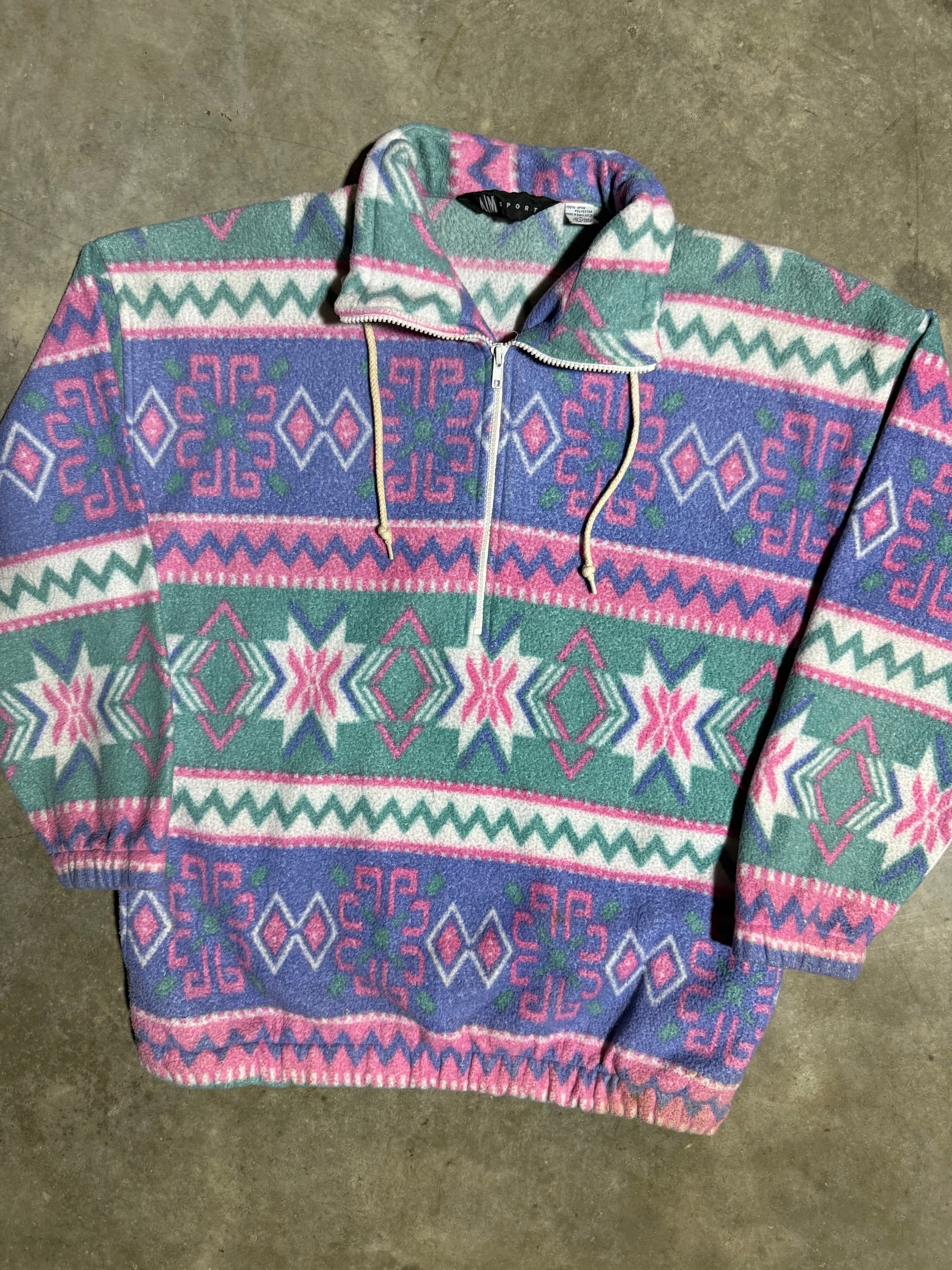Vintage Aim Sports Fleece Pullover (M)