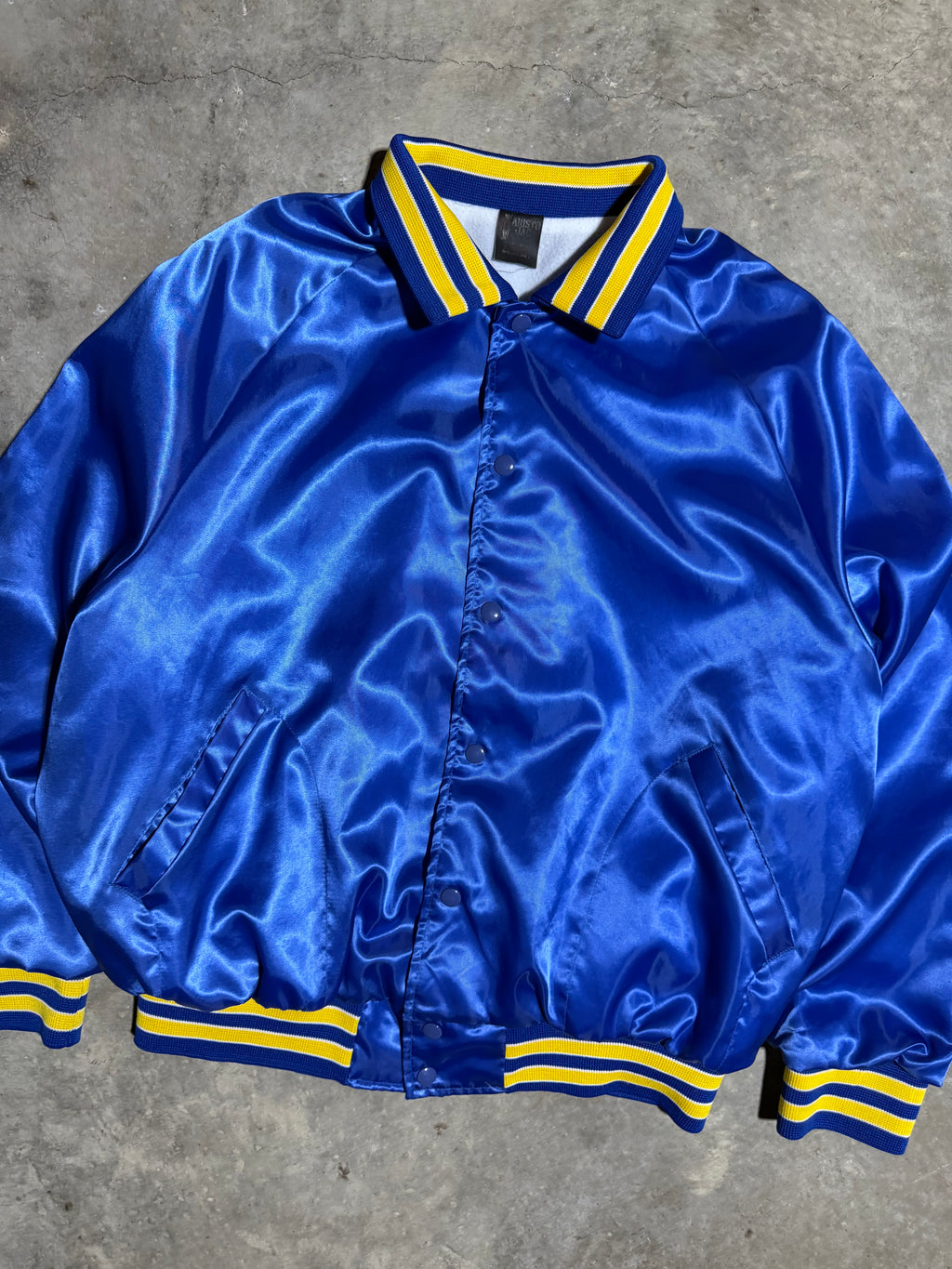 Vintage 80s Longbranch Satin Jacket (XL)