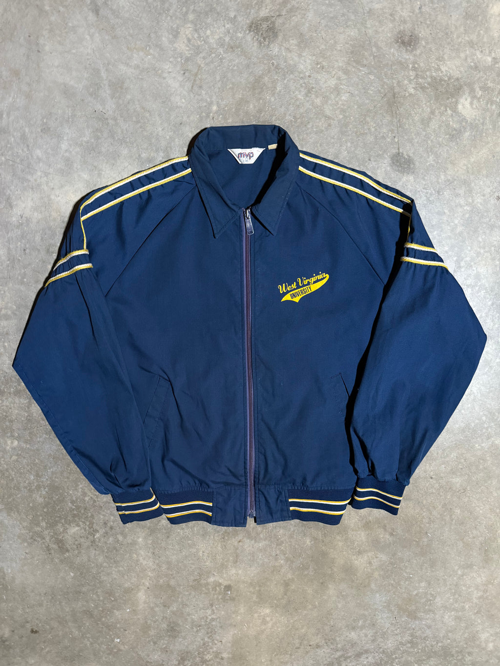 Vintage 80s West Virginia Zip Up Jacket (XL)