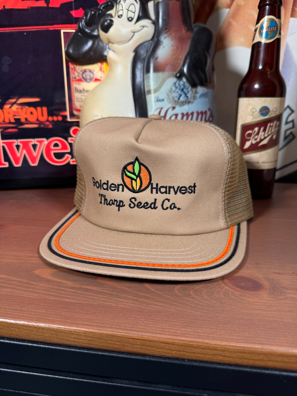 Vintage Golden Harvest Seed Co Trucker Hat