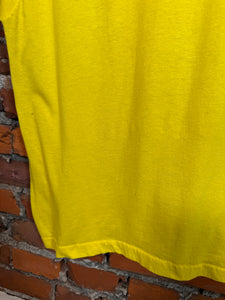 Vintage 80s Florida Flamingo Yellow Shirt (S)