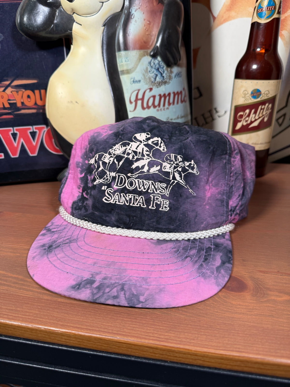 Vintage Downs at Santa Fe Horse Racing Rope Hat