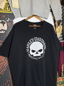 Harley Davidson Motorcycles Skull Shirt (XXL)