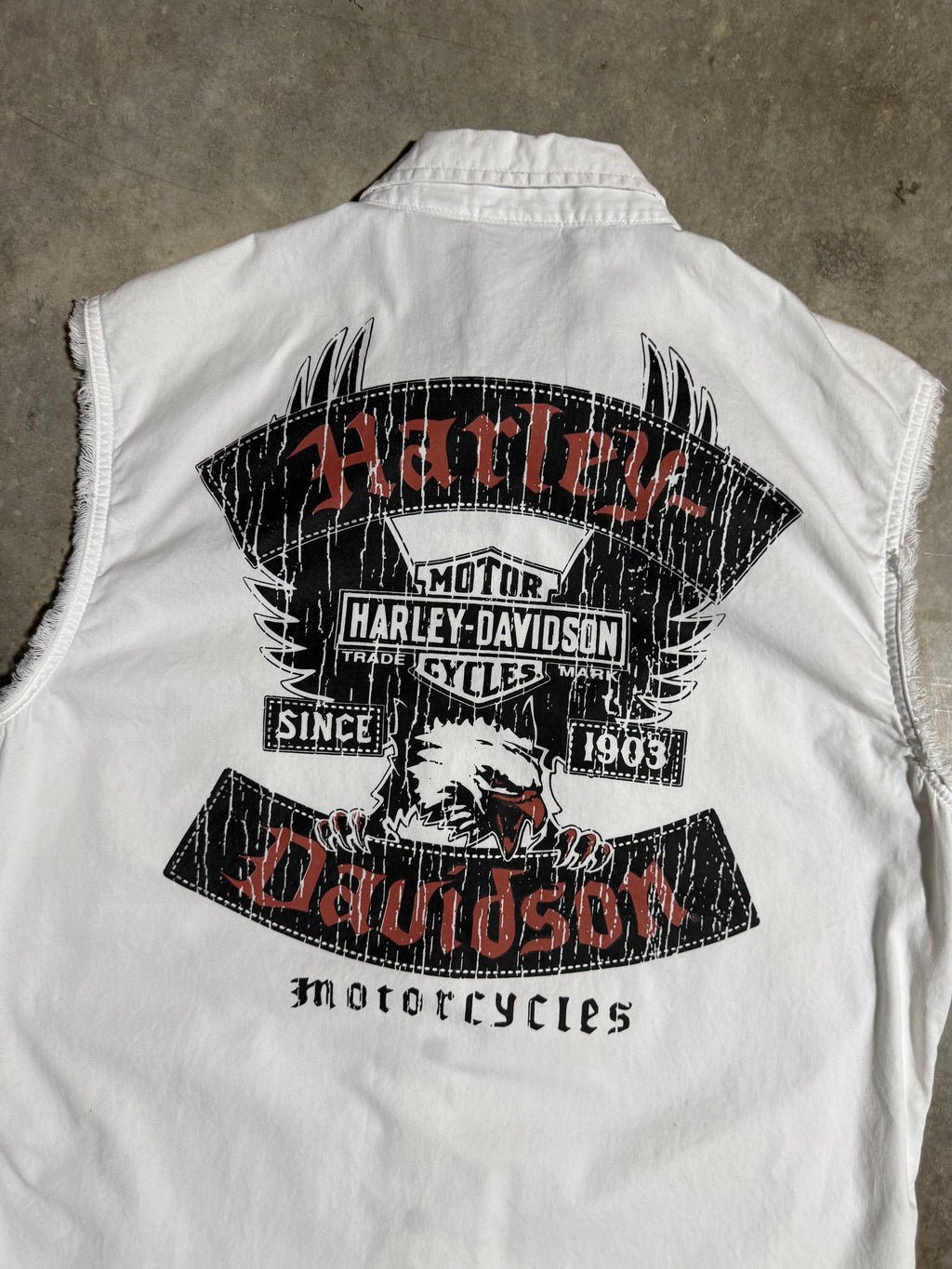 Harley Davidson Cutoff Woman’s Button Down (WM)