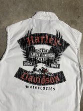 Load image into Gallery viewer, Harley Davidson Cutoff Woman’s Button Down (WM)
