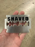 Y2K Shaved Razor Belt Buckle