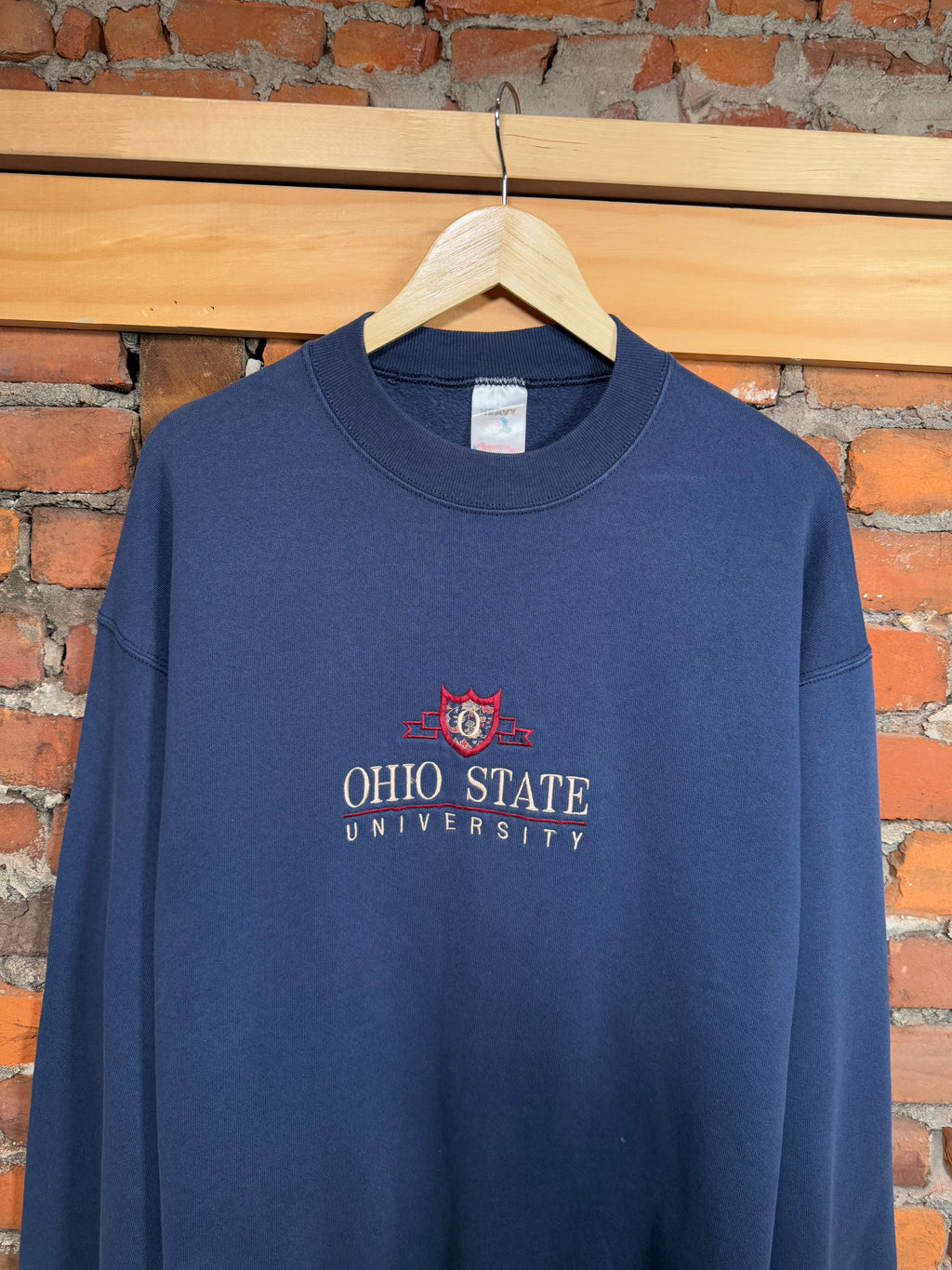 Vintage Ohio State Embroidered Crewneck (L)
