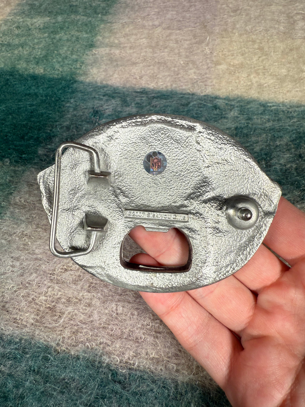 2000s Green Bay Packers Bottle Opener Belt Buckle