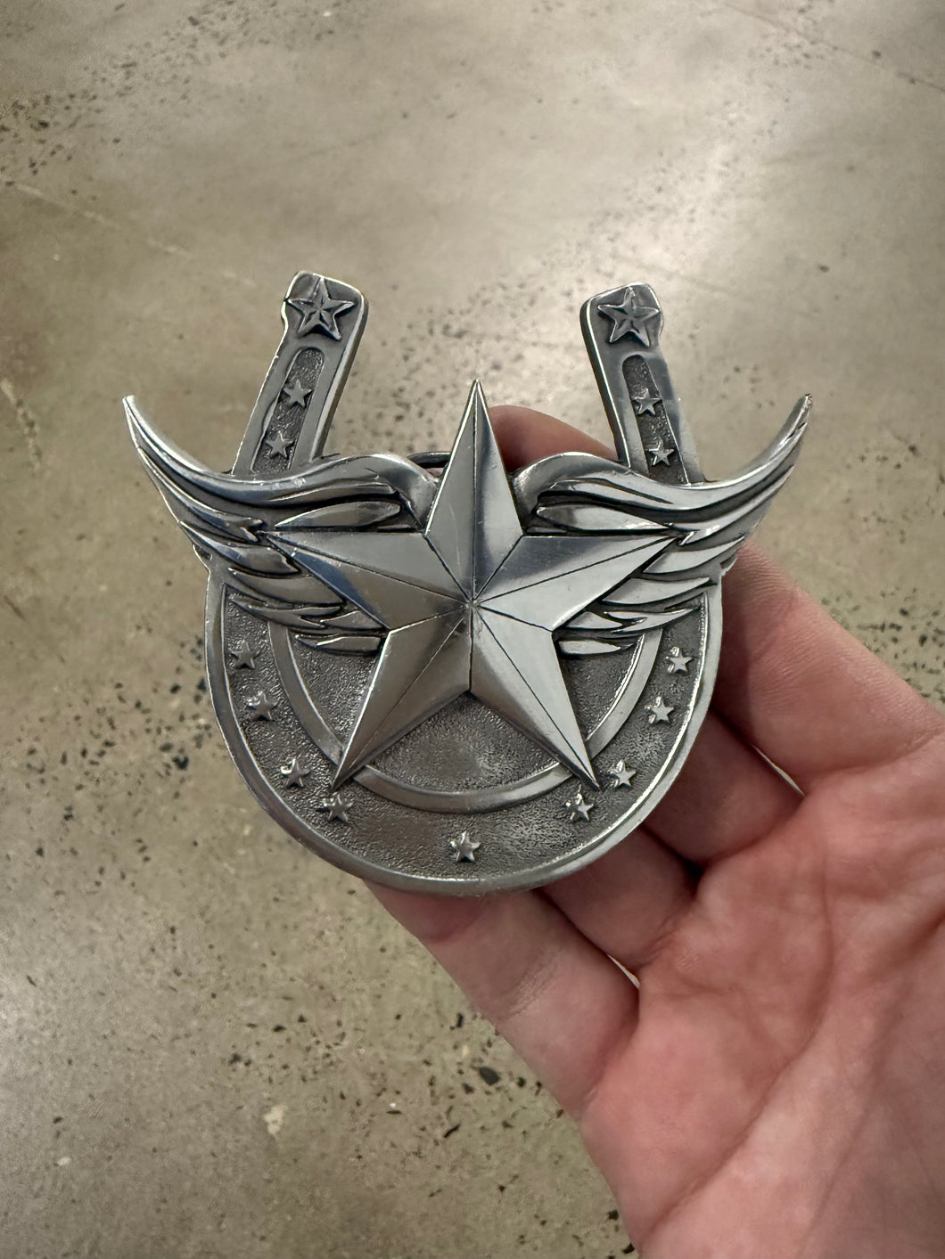 2004 Star Horse Shoe Belt Buckle
