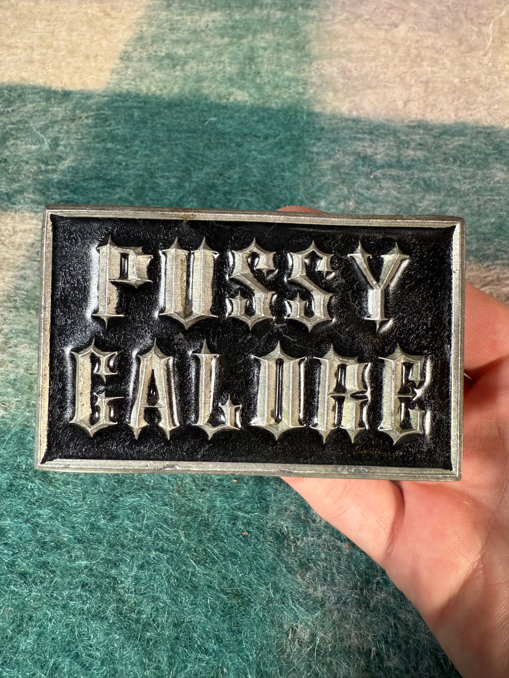 Vintage 2004 Pussy Galore Belt Buckle