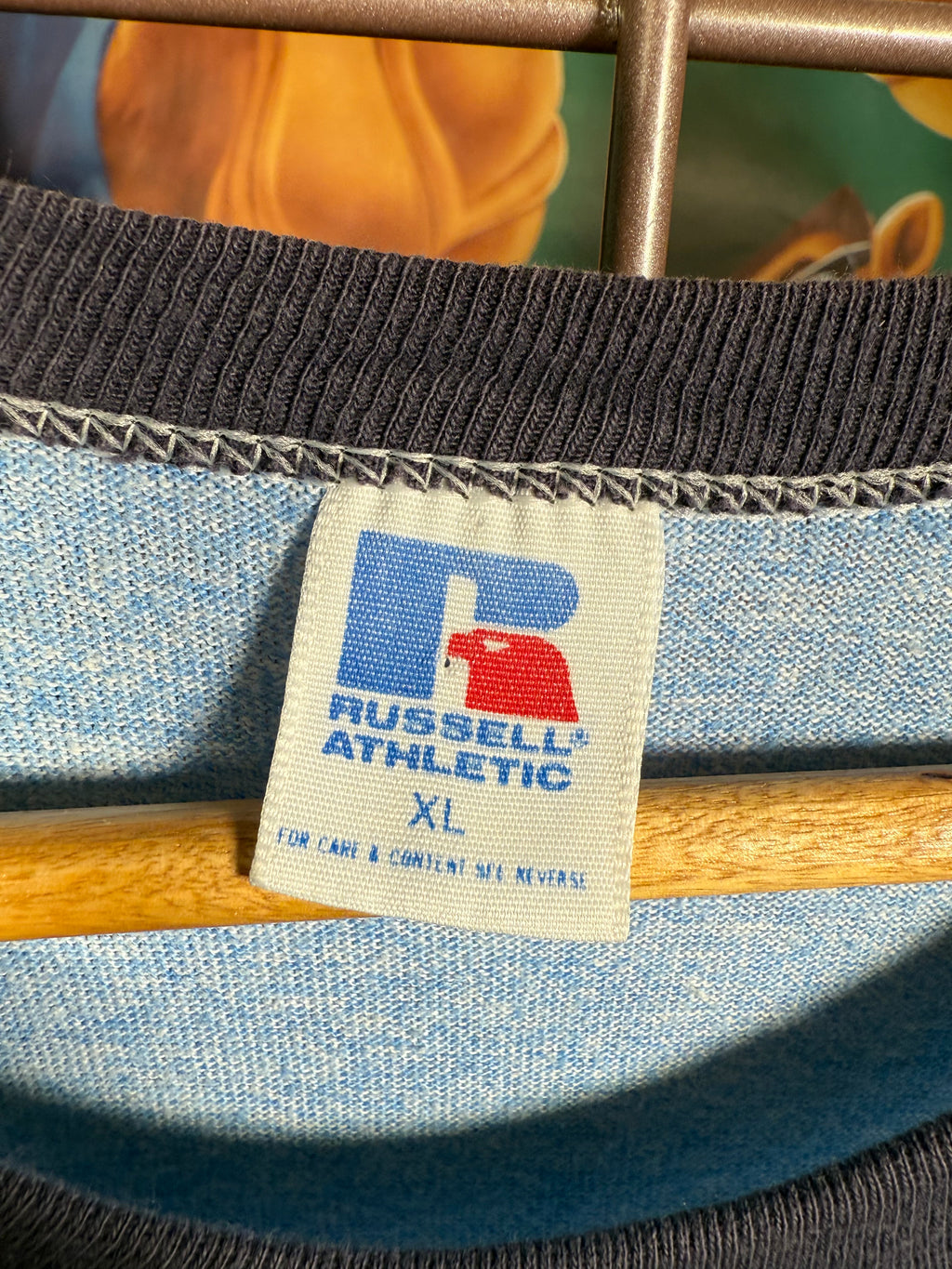 Vintage 80s Germany Ringer Tee (XL)