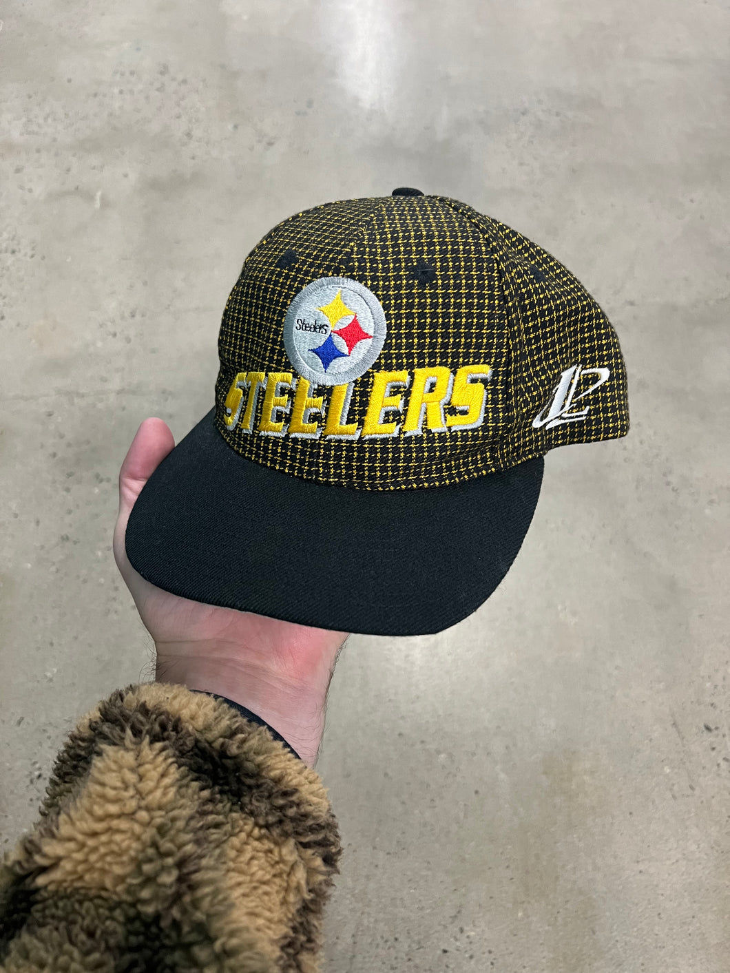 Vintage Logo Athletics Steelers Strapback Hat