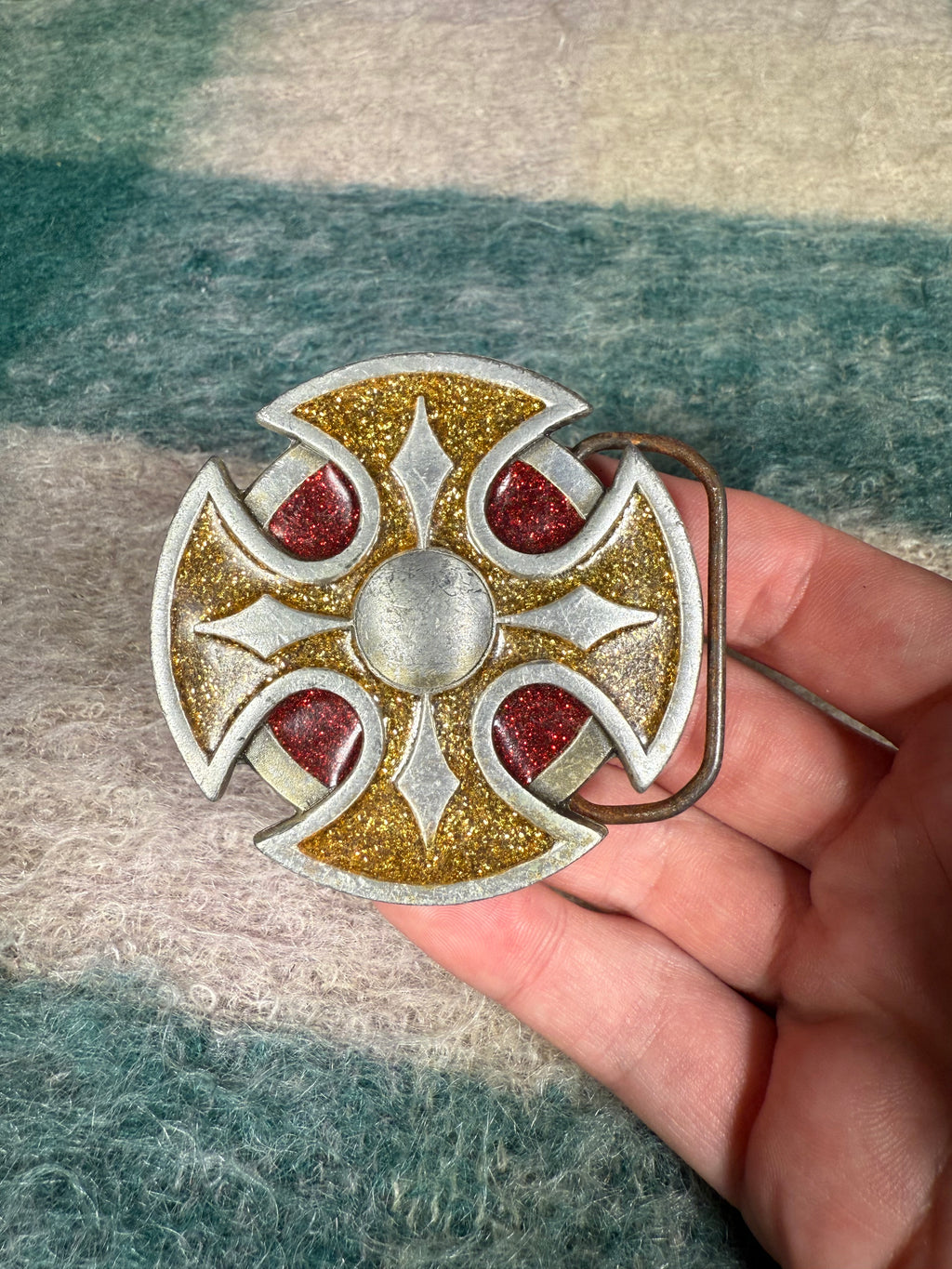 2000 Celtic Cross Belt Buckle