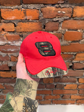 Load image into Gallery viewer, Early 2000s Dale Jr Red and Camo Nascar Hat
