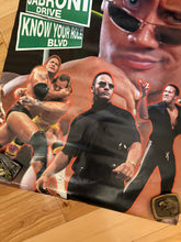Load image into Gallery viewer, Vintage The Rock WWF Jabroni Drive Poster (22x24.5inch)
