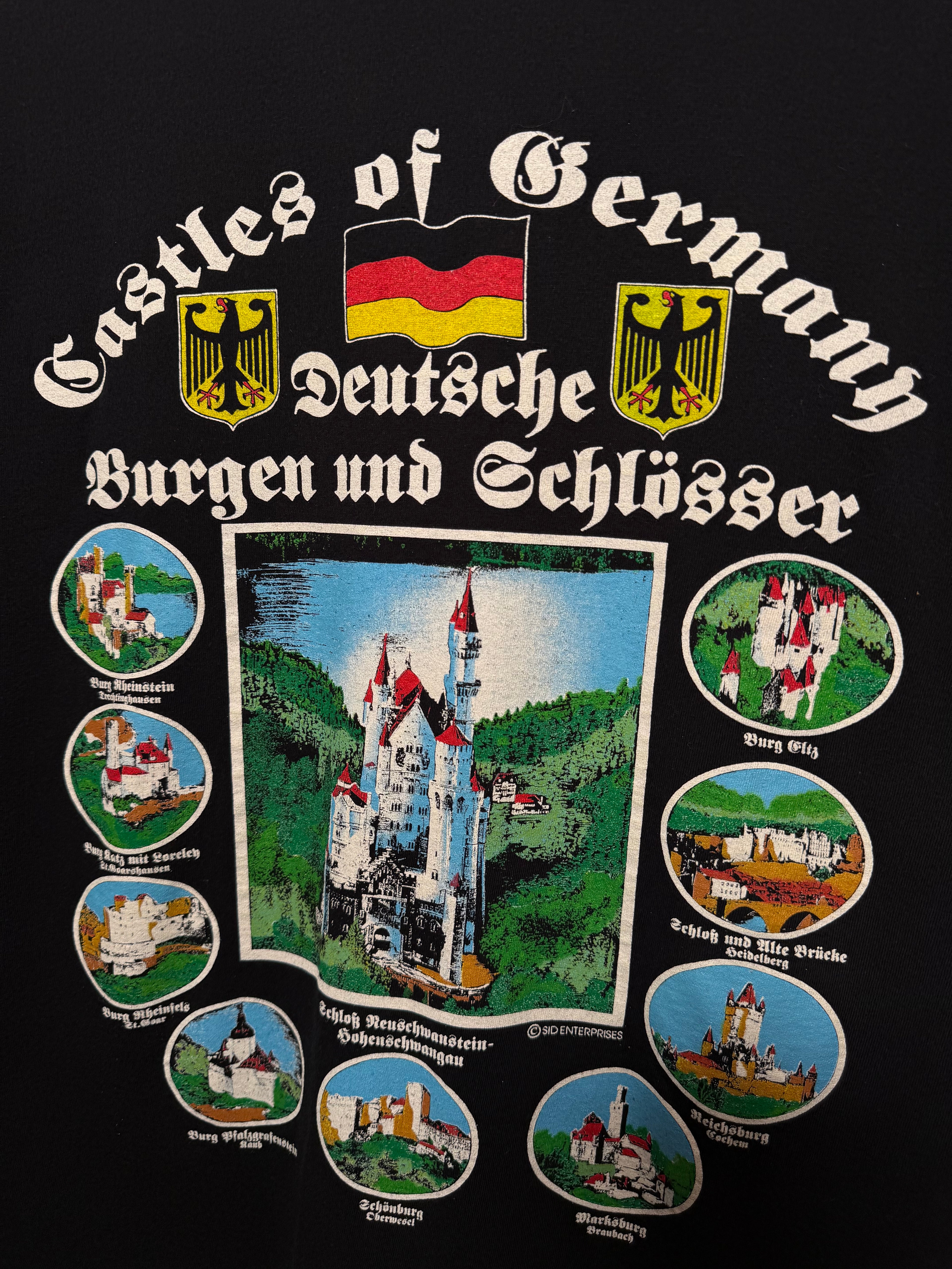 Vintage 90s Castles of Germany T-Shirt(L)