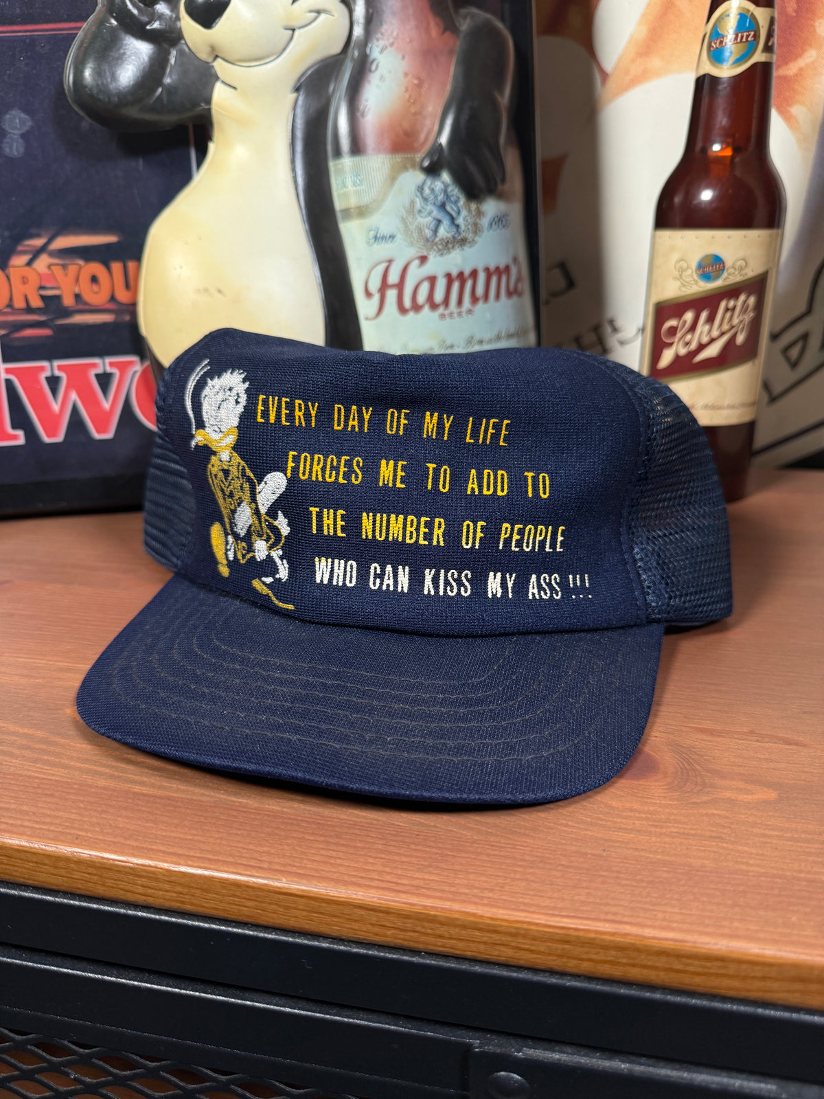 Vintage Kiss My Ass Duck Truckee Hat
