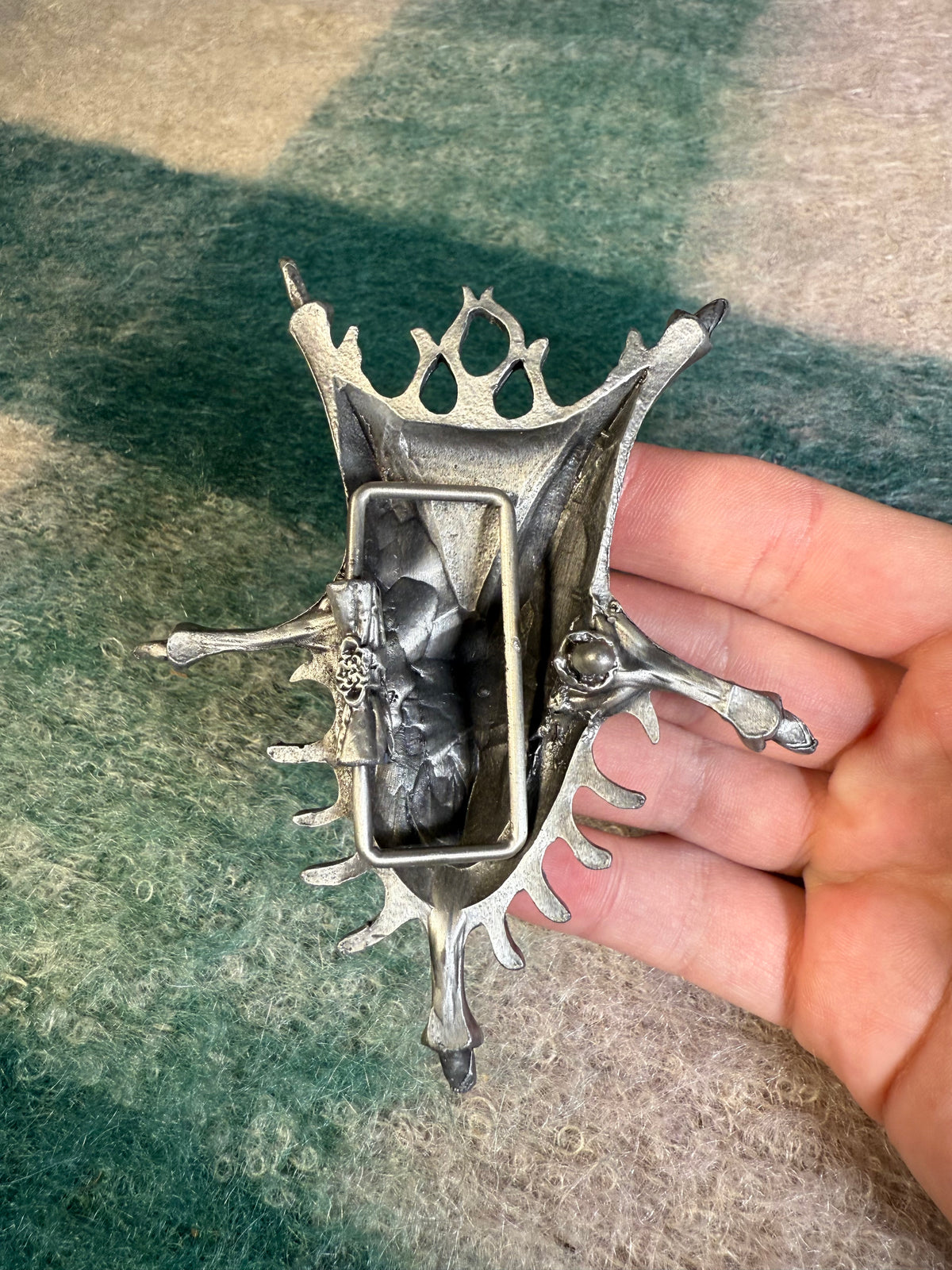 Vintage Devil Goat Head 3D Belt Buckle