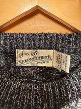 Load image into Gallery viewer, Vintage Sears Roebuck Gray and Black Sweater (M)
