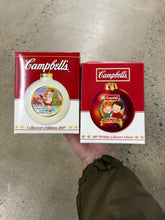 Load image into Gallery viewer, Lot of 2 Campbells Soup Christmas Ornaments
