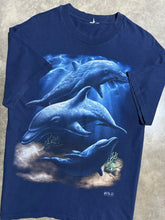 Load image into Gallery viewer, Vintage Dolphins Big Print Shirt (L)
