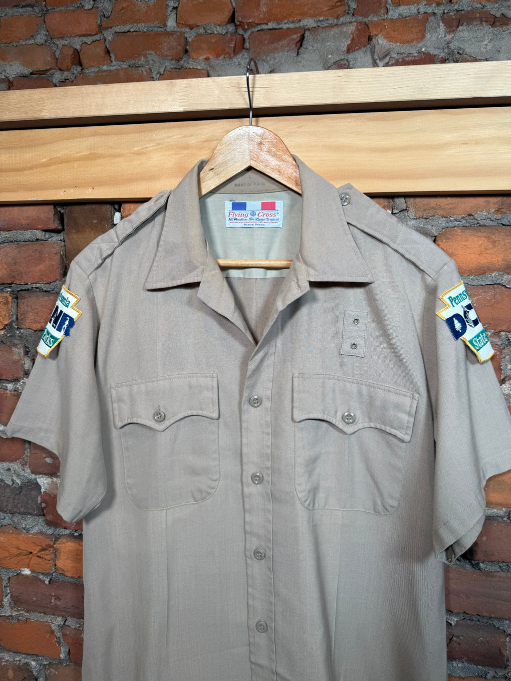 Vintage Pennsylvania State Parks Uniform Shirt (L)