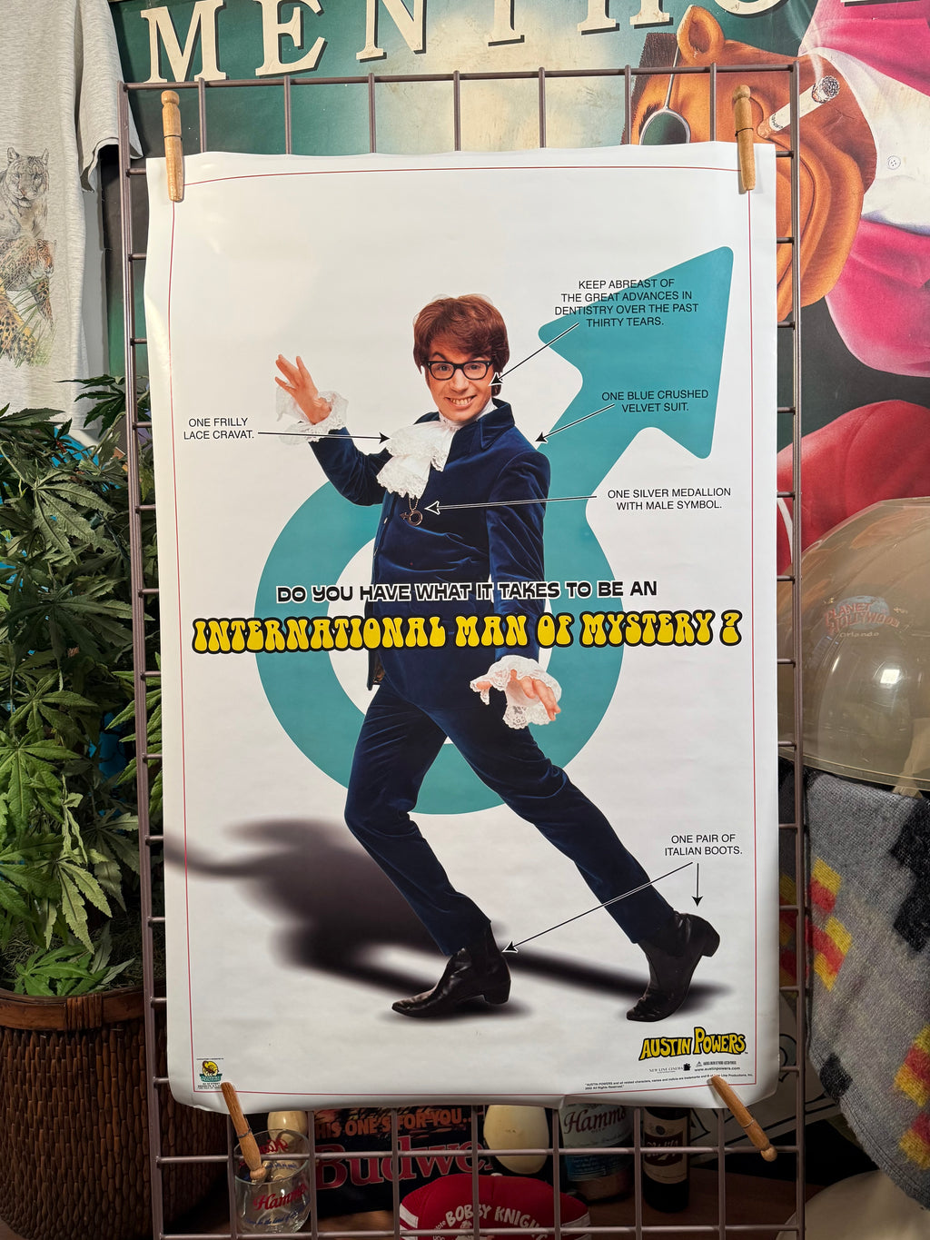 Vintage 2002 Austin Powers International Man of Mystery Poster