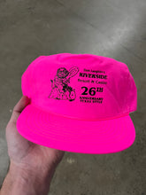 Load image into Gallery viewer, Vintage Riverside Casino Neon Pink SnapBack Hat
