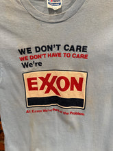 Load image into Gallery viewer, Vintage 80s Distressed We Don’t Care Exxon Shirt (WS/Youth)
