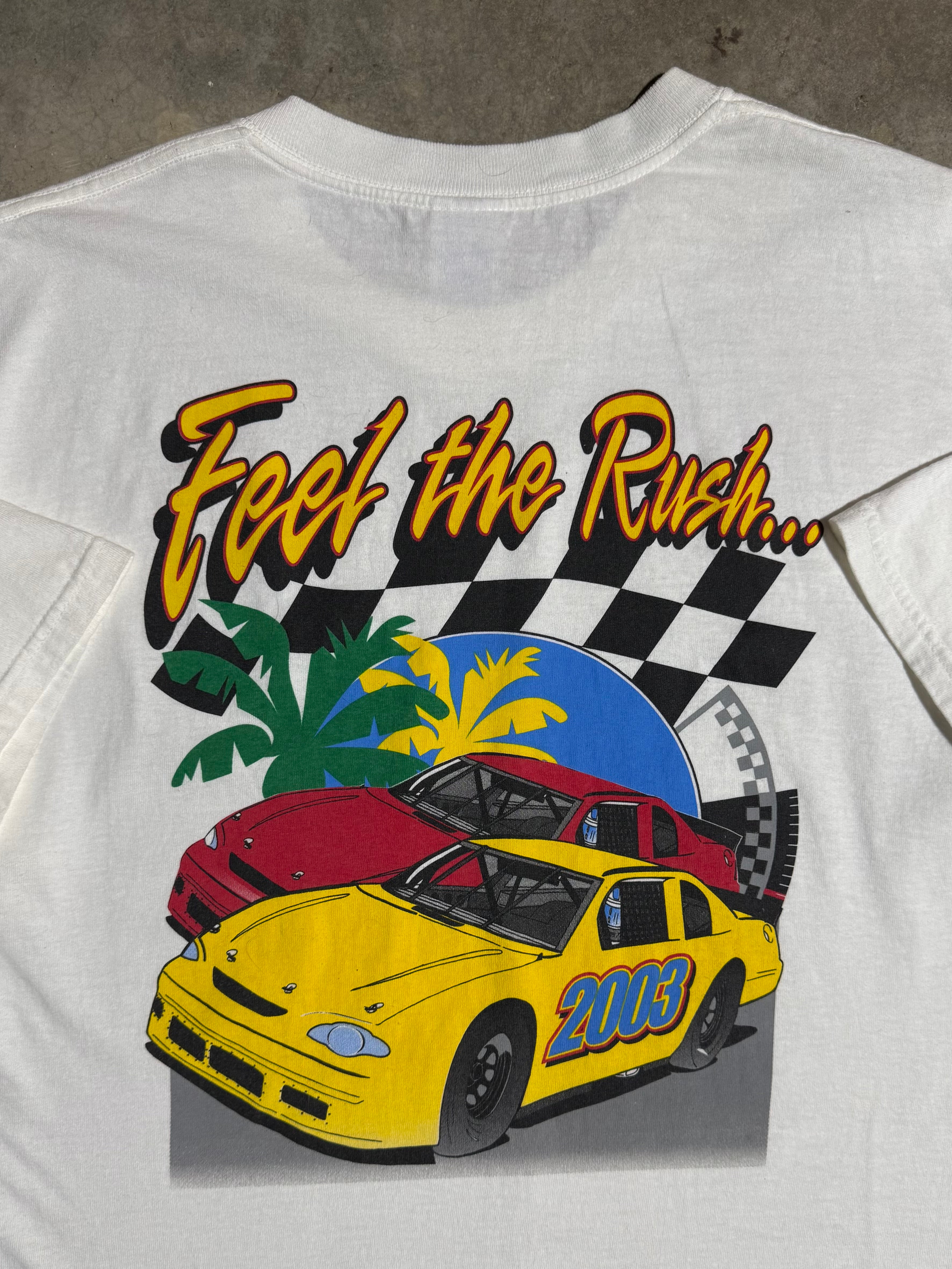Vintage 2003 Feel The Rush Racing Shirt (XL)