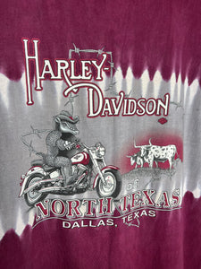 Vintage Harley Biker Armadillo Cutoff Shirt (2XL)
