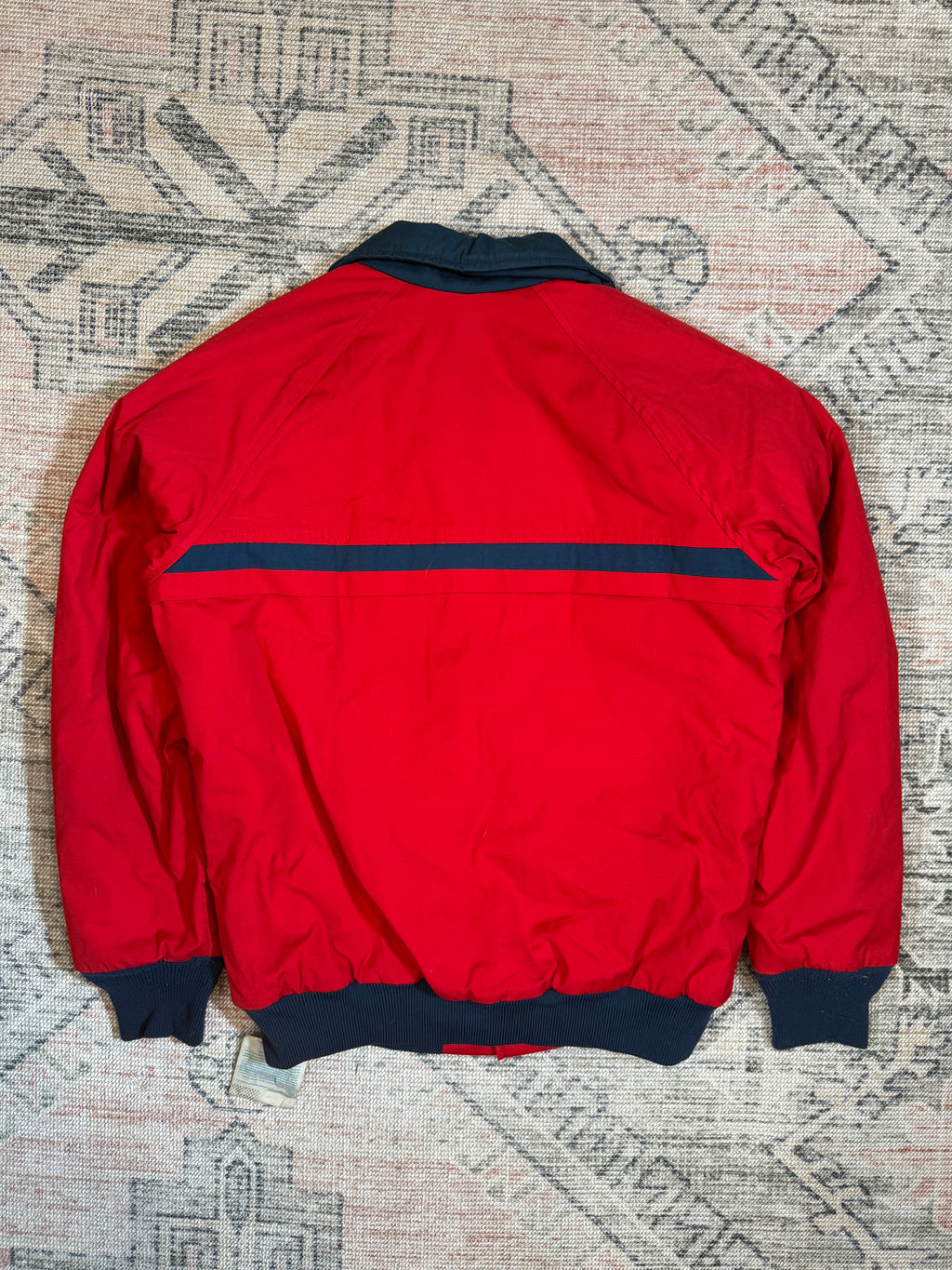 Vintage 80s Woolrich Blue and Red Ski Coat (S)