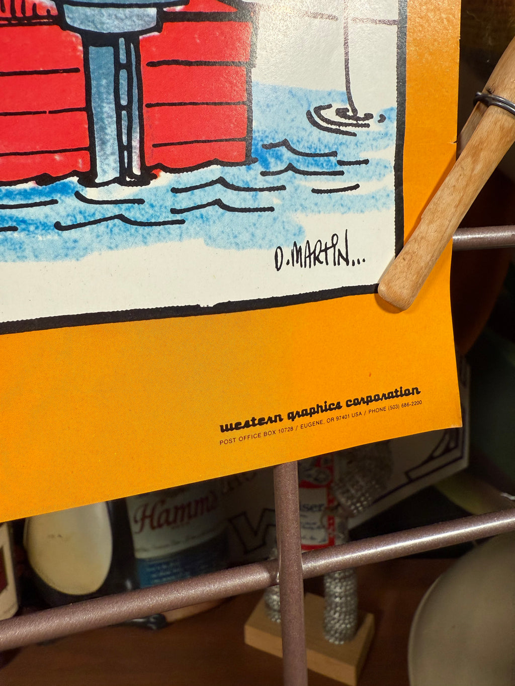 Vintage 1977 Mad Fishing Poster