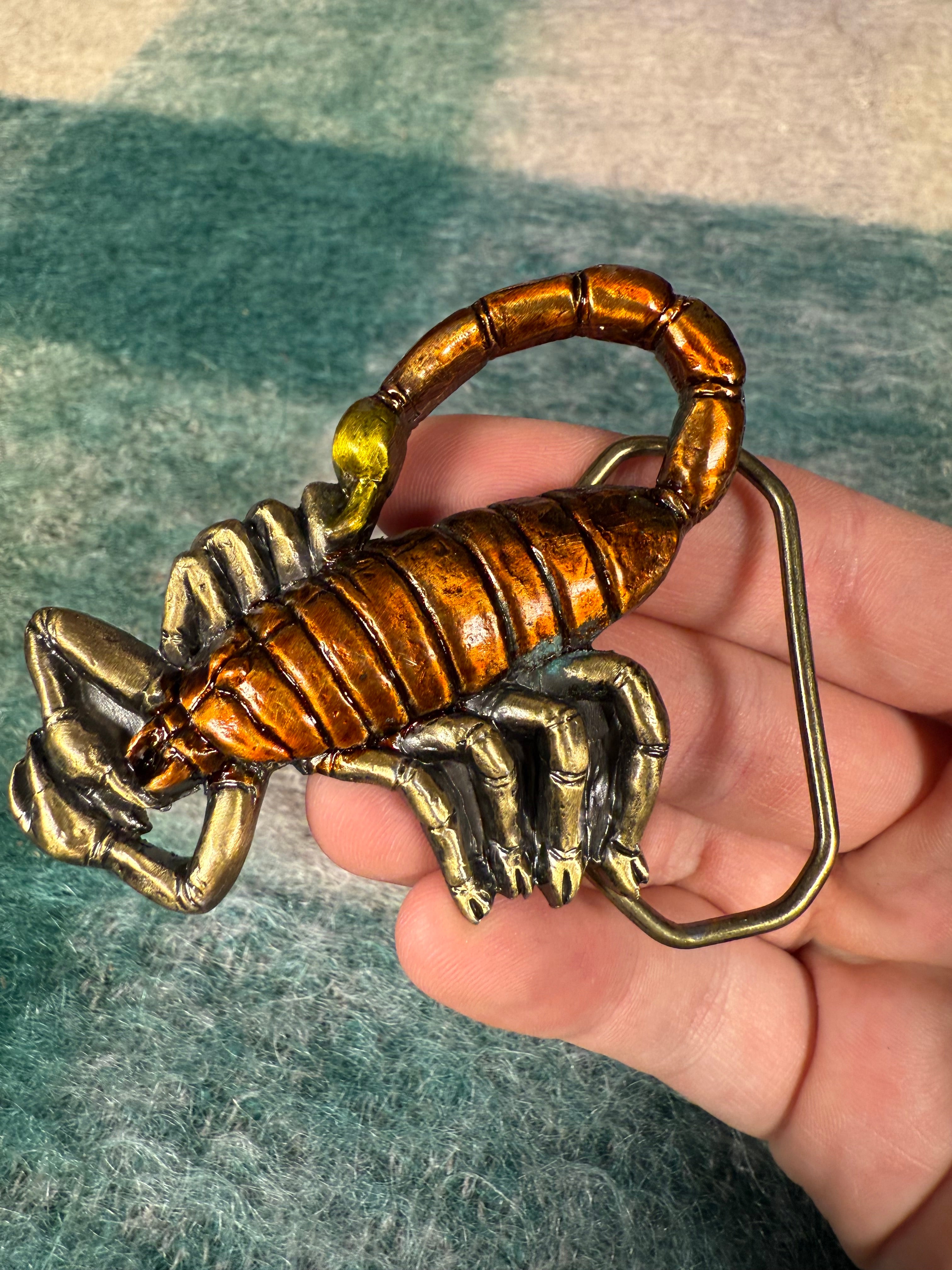 Vintage 3D Scorpion Belt Buckle