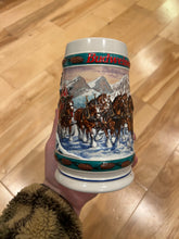 Load image into Gallery viewer, Vintage 1993 Budweiser Holiday Mug
